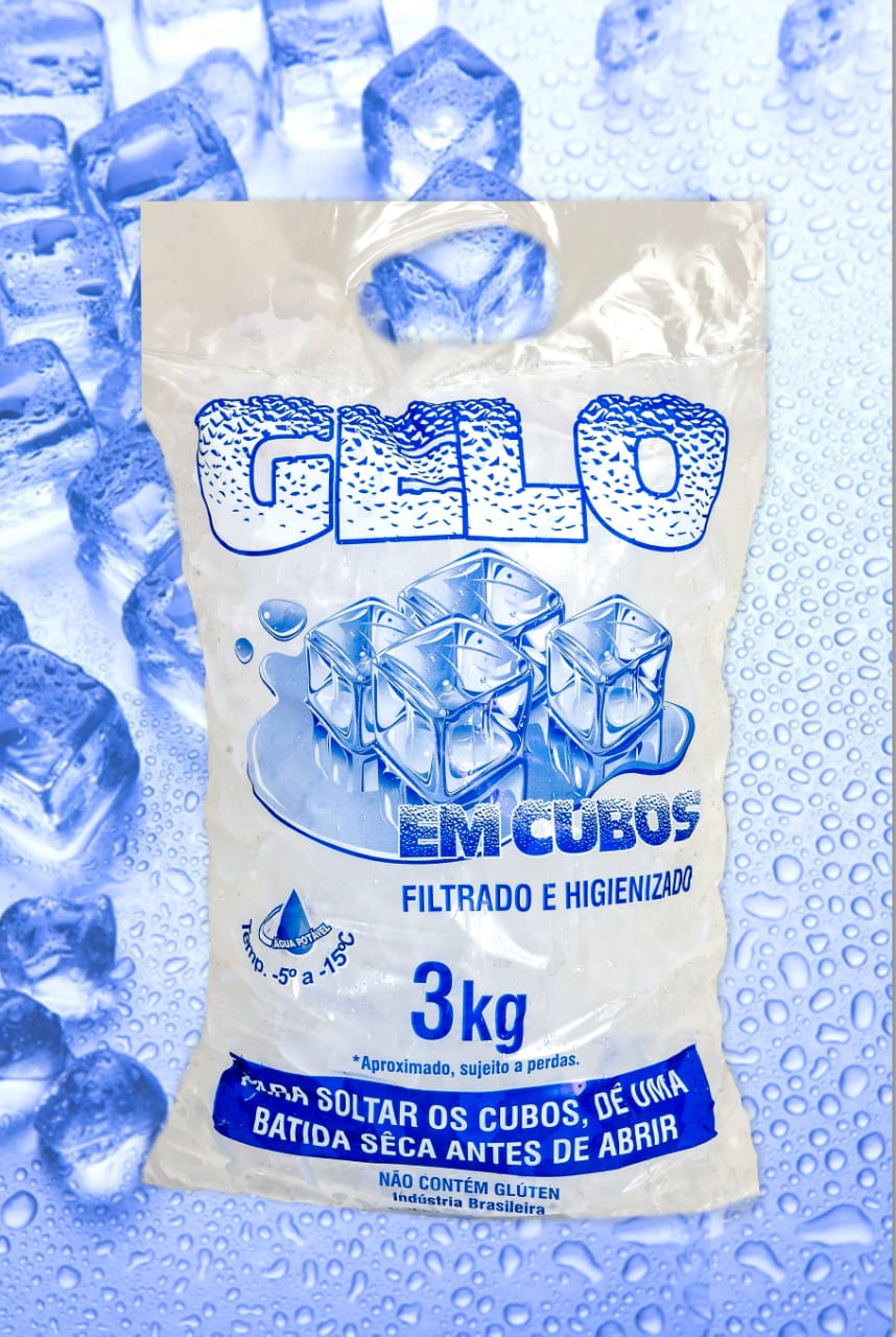 Embalagem P/ Gelo | 3kg | Com Alça | Cód ...